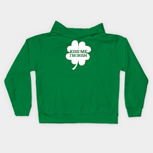 Kiss Me I'm Irish Kids Hoodie